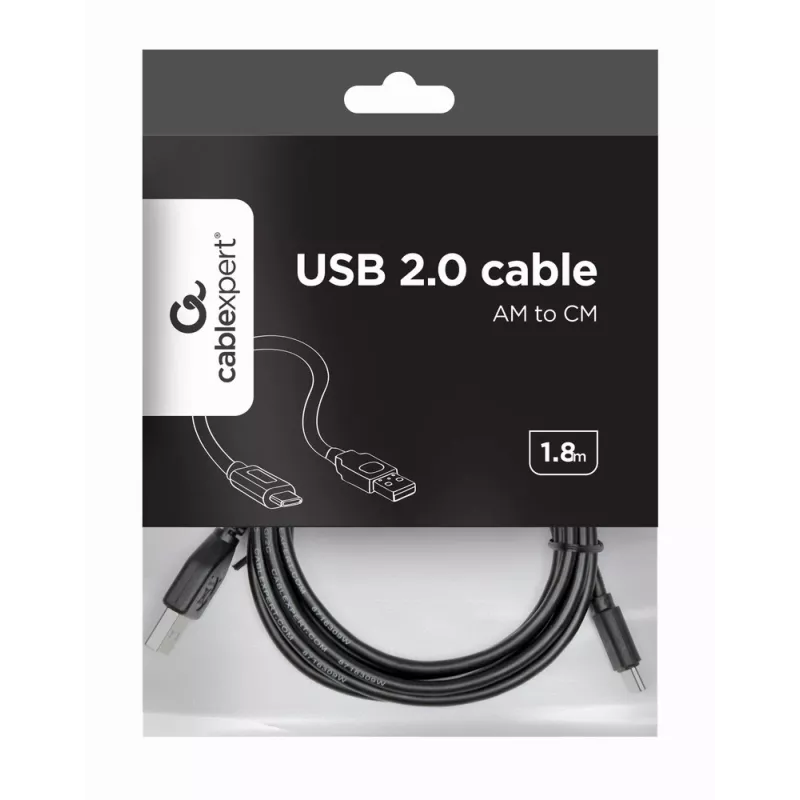 GEMBIRD USB 2.0 AM to USB-C kaabel (AM/CM) - 2.0m