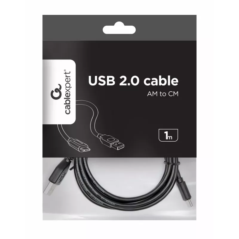 GEMBIRD USB 2.0 AM - USB-C kaabel (AM/CM) 1m