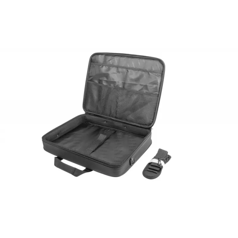 Kohver NATEC Doberman 39,6 cm (15,6 tolli) polüester must, põrutuskindel, 3 sektsiooni