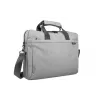 Messenger case NATEC Mustela sülearvutitele kuni 39,6 cm (15,6 tolli), polüester, hall, esitasku, õlarihm