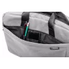 Messenger case NATEC Mustela sülearvutitele kuni 39,6 cm (15,6 tolli), polüester, hall, esitasku, õlarihm