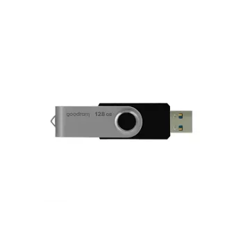 USB-mälupulk GOODRAM UTS3 128 GB USB Type-A 3.2 Gen 1, must, lugemiskiirus 60 MB/s, kirjutamiskiirus 20 MB/s