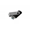 USB-mälupulk GOODRAM UTS3 128 GB USB Type-A 3.2 Gen 1, must, lugemiskiirus 60 MB/s, kirjutamiskiirus 20 MB/s