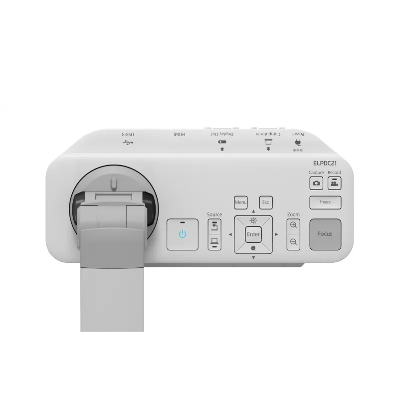 Epson ELPDC21 dokumendikaamera hall, valge 25.4 / 2.7 mm (1 / 2.7 tolli) CMOS USB/HDMI
