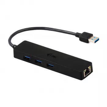 i-tec Advance USB 3.0 õhuke HUB 3 Port Gigabit Ethernet Adapter Must