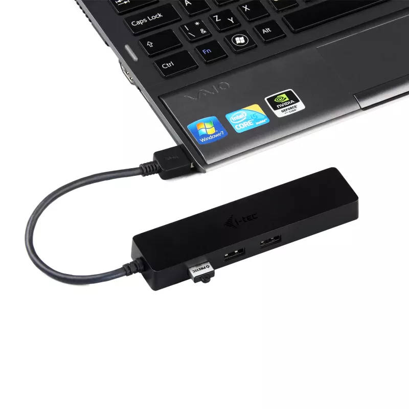 i-tec Advance USB 3.0 õhuke HUB 3 Port Gigabit Ethernet Adapter Must