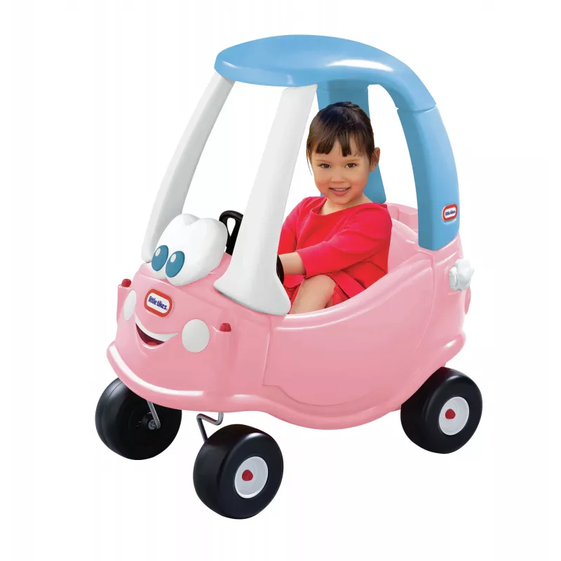 Little Tikes Cozy Coupe Princess, 1,5 aastat, 4 ratast, plastik, sinine, roosa, valge