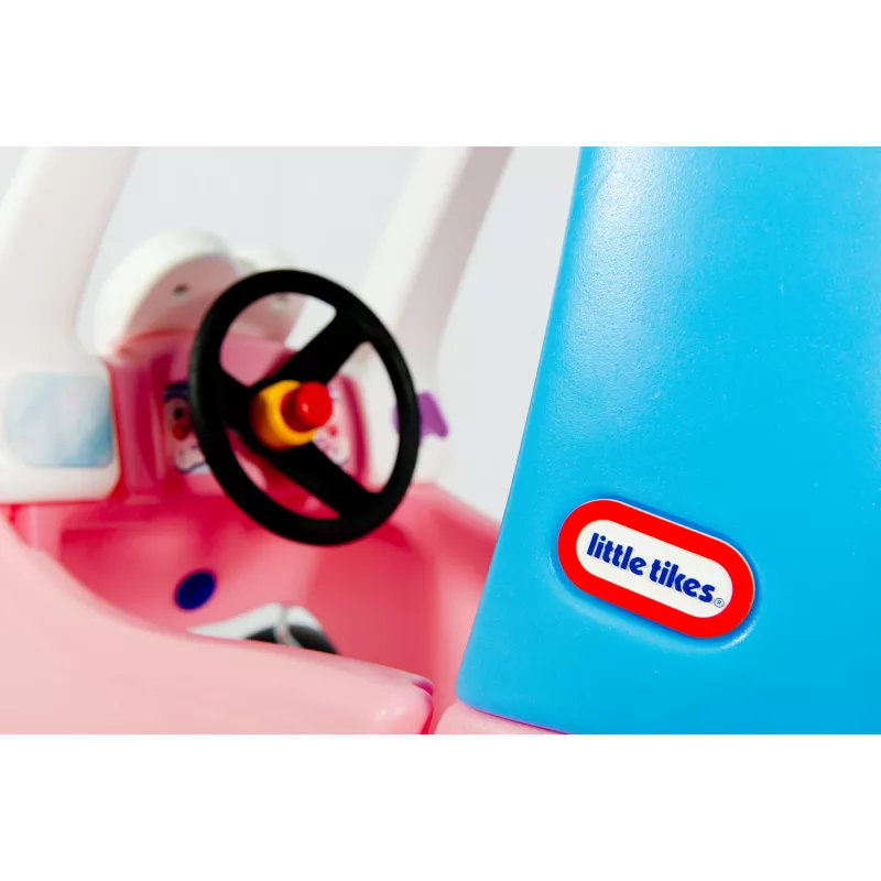 Little Tikes Cozy Coupe Princess, 1,5 aastat, 4 ratast, plastik, sinine, roosa, valge
