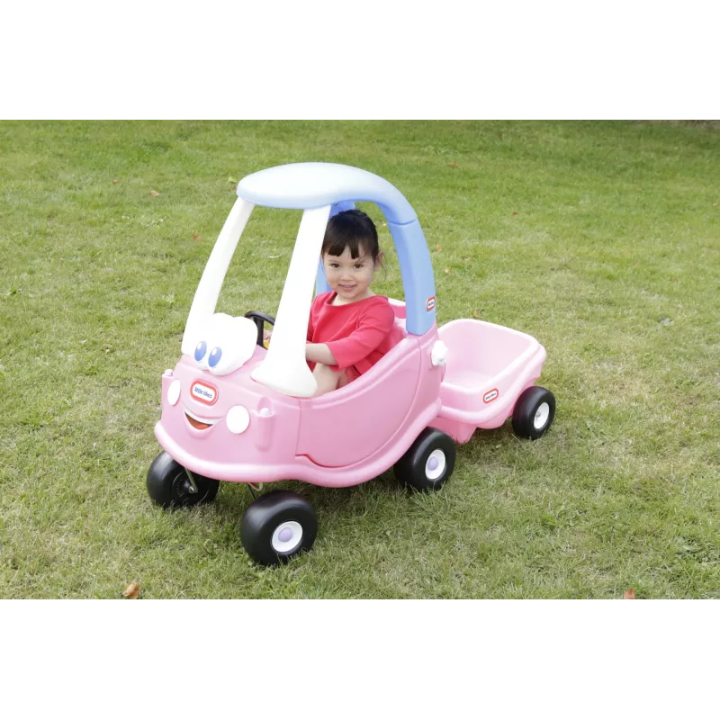 Little Tikes Cozy Coupe Princess, 1,5 aastat, 4 ratast, plastik, sinine, roosa, valge