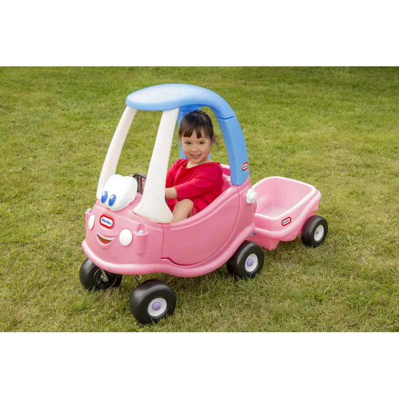Little Tikes Cozy Coupe Princess, 1,5 aastat, 4 ratast, plastik, sinine, roosa, valge