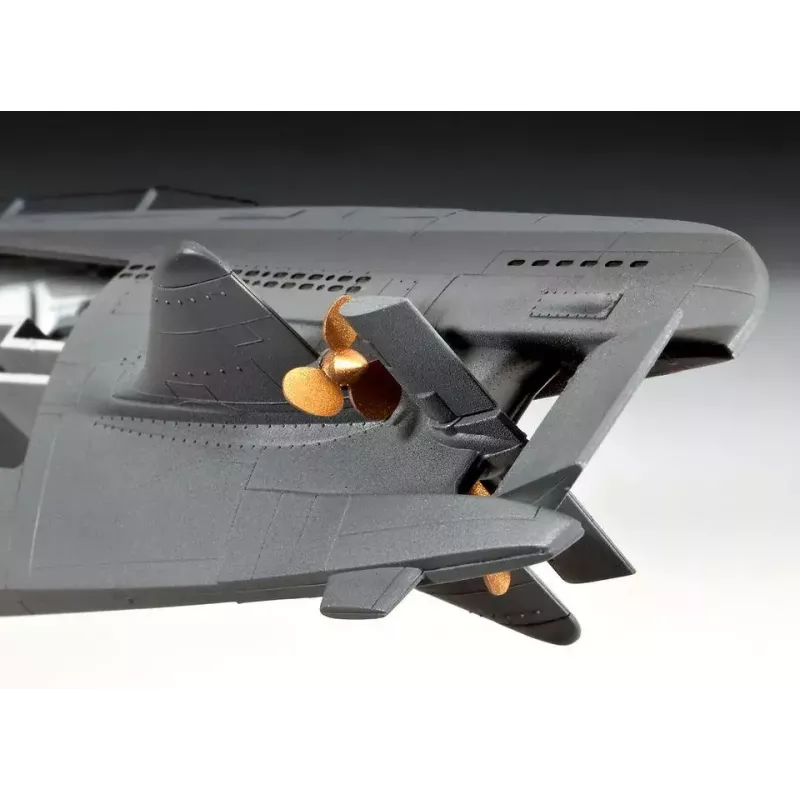 Allveelaeva mudel Revell U-Boot Typ XXI U 2540 &Interieur