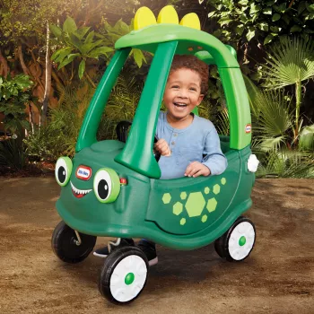 Little Tikes Cozy Coupe Dino, 1,5 a, 4 ratast, plastik, must, roheline