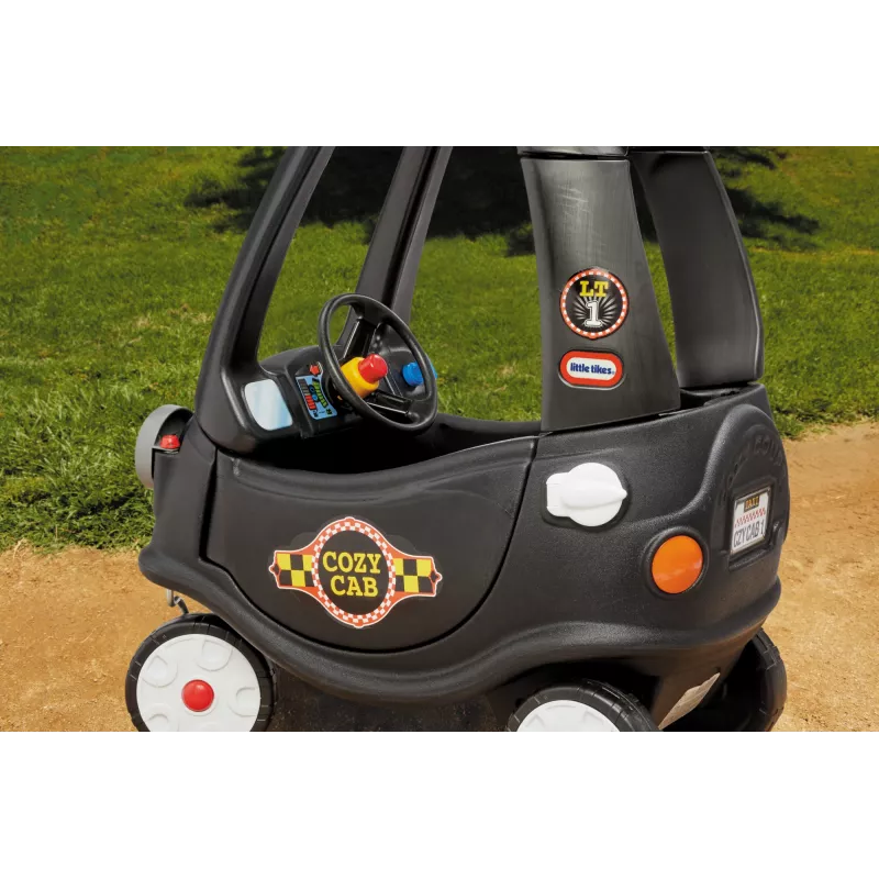 Little Tikes Cozy Coupe Cab Must, 1,5 a, 4 ratast, Plastik, Must