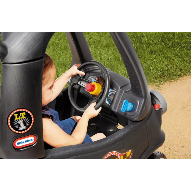 Little Tikes Cozy Coupe Cab Must, 1,5 a, 4 ratast, Plastik, Must