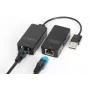 DIGITUS USB-pikendaja USB 2.0 kasutamiseks Cat5/5e/6 (UTP STP või SFT) kaabliga kuni 50 m