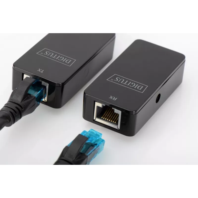 DIGITUS USB-pikendaja USB 2.0 kasutamiseks Cat5/5e/6 (UTP STP või SFT) kaabliga kuni 50 m