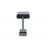 DIGITUS HDMI-VGA konverteri adapter Type A - VGA (D-Sub) pistik, 3,5 mm helipistik, must