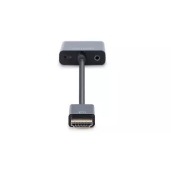 DIGITUS HDMI-VGA konverteri adapter Type A - VGA (D-Sub) pistik, 3,5 mm helipistik, must