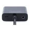 DIGITUS HDMI-VGA konverteri adapter Type A - VGA (D-Sub) pistik, 3,5 mm helipistik, must