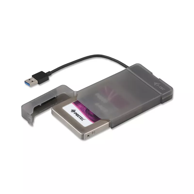 HDD/SSD korpus i-tec MySafe USB 3.0 Easy 2,5-tolline väline ümbris must