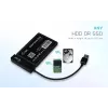 HDD/SSD korpus i-tec MySafe USB 3.0 Easy 2,5-tolline väline ümbris must