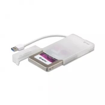 HDD/SSD korpus i-tec MySafe USB 3.0 Easy 2,5-tolline väline ümbris – valge