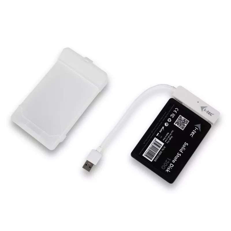 HDD/SSD korpus i-tec MySafe USB 3.0 Easy 2,5-tolline väline ümbris – valge