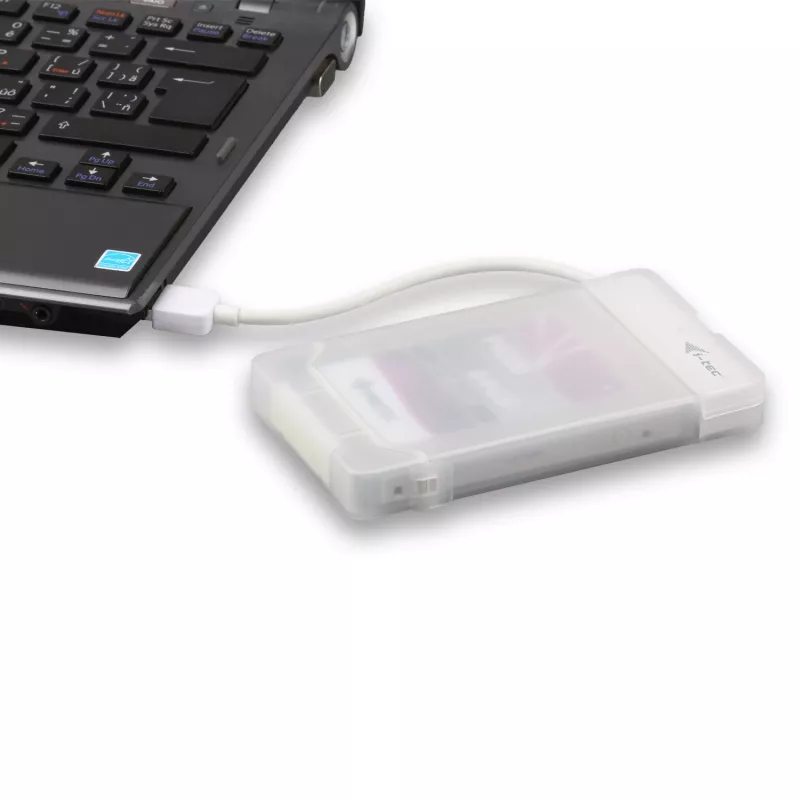 HDD/SSD korpus i-tec MySafe USB 3.0 Easy 2,5-tolline väline ümbris – valge