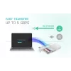HDD/SSD korpus i-tec MySafe USB 3.0 Easy 2,5-tolline väline ümbris – valge
