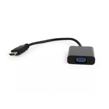 GEMBIRD HDMI-VGA adapterkaabel, üks port, must