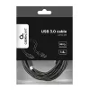USB-kaabel Gembird CCP-USB3-AMCM-6 USB 3.2 Gen 1 (USB-C kuni USB-A) 1,8 m must