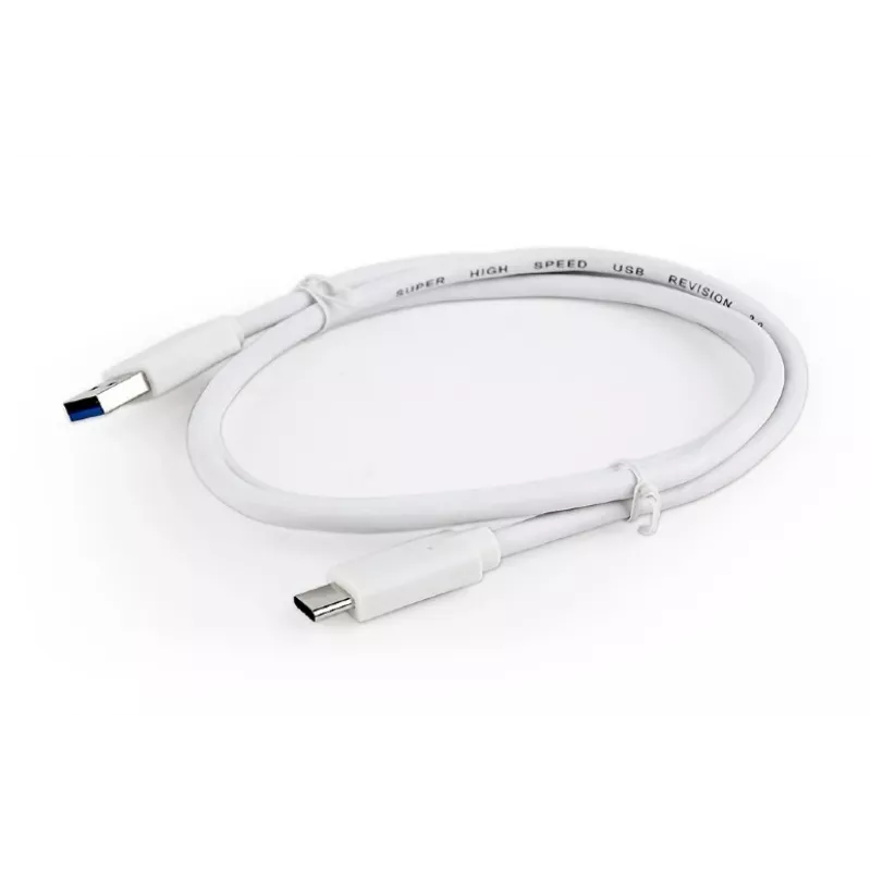GEMBIRD USB 3.0 AM kuni Type-C kaabel (AM/CM) 1 m - valge