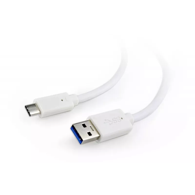 GEMBIRD USB 3.0 AM kuni Type-C kaabel (AM/CM) 1 m - valge