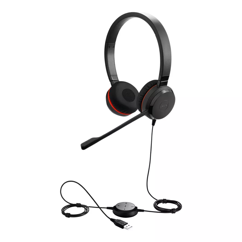 Jabra EVOLVE 30 II MS Stereo, juhtmega, 150–7000 Hz, kontor/kõnekeskus, 171 g, kõrvaklapid, must