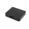 HDMI videosignaalijagaja GEMBIRD DSP-2PH4-03 — 2x HDMI väljundid, kuni 3840×2160, 225 MHz ribalaius, HDCP, 5 V alalisvool, must