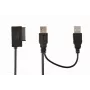 GEMBIRD väline USB-SATA adapter õhukesele SATA SSD-le, DVD-le