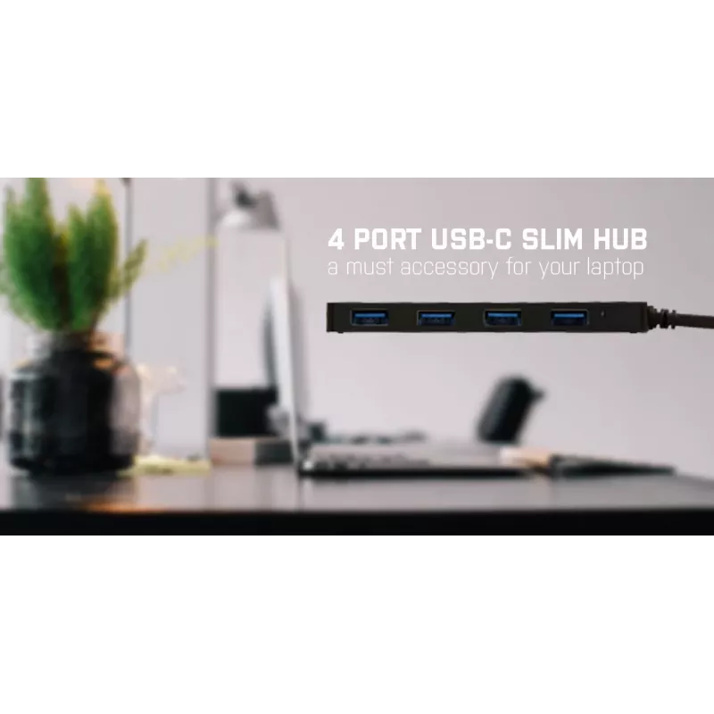 i-tec Advance USB-C õhuke Passive HUB 4 Port