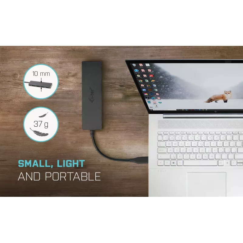 i-tec Advance USB-C õhuke Passive HUB 4 Port