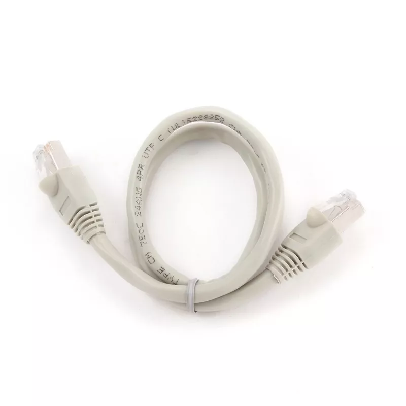 Võrgukaabel Gembird Cat6 U/UTP PP6U-0.5M, 0,5 m, RJ-45 isane RJ-45 isasele, valge, AWG24