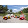 Lena GIGA TRUCKS Fire Crane truck Arocs, Kraanaveoki mudel, 3 a, Must, Hall, Punane