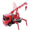 Lena GIGA TRUCKS Fire Crane truck Arocs, Kraanaveoki mudel, 3 a, Must, Hall, Punane