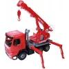 Lena GIGA TRUCKS Fire Crane truck Arocs, Kraanaveoki mudel, 3 a, Must, Hall, Punane