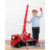 Lena GIGA TRUCKS Fire Crane truck Arocs, Kraanaveoki mudel, 3 a, Must, Hall, Punane