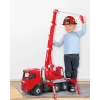 Lena GIGA TRUCKS Fire Crane truck Arocs, Kraanaveoki mudel, 3 a, Must, Hall, Punane
