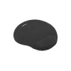 Hiirematt NATEC Marmot Must geel-randmetoega, kangapind 245×225×22 mm