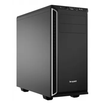 be quiet Pure Base 600 Midi Tower Must, Hõbe