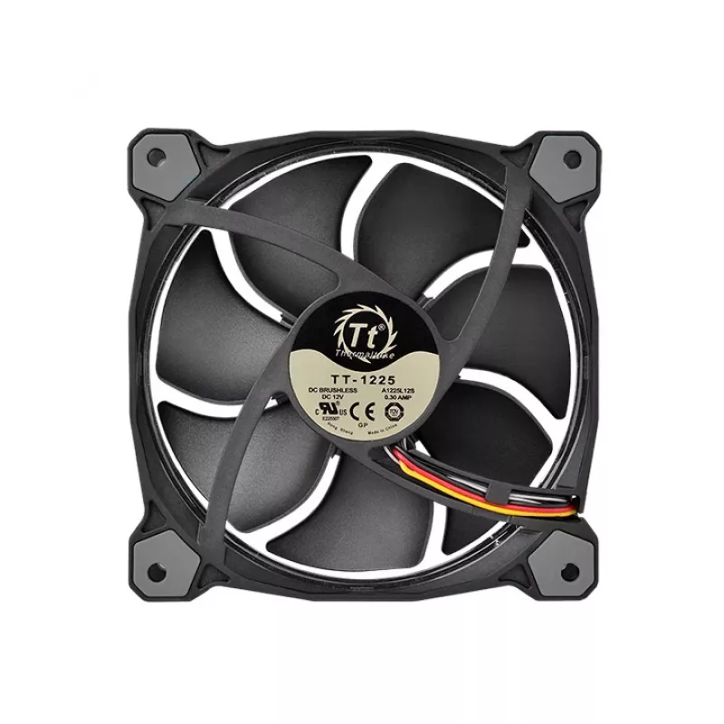 THERMALTAKE Riing 12 LED RGB 256 värvi kõrge staatilise rõhuga LED-radiaatoriventilaator (3 ventilaatori pakend)