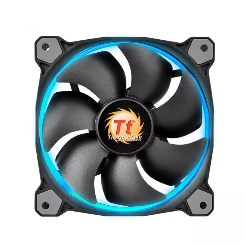 THERMALTAKE Riing 12 LED RGB 256 värvi kõrge staatilise rõhuga LED-radiaatoriventilaator (3 ventilaatori pakend)