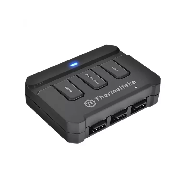 THERMALTAKE Riing 12 LED RGB 256 värvi kõrge staatilise rõhuga LED-radiaatoriventilaator (3 ventilaatori pakend)