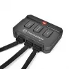THERMALTAKE Riing 12 LED RGB 256 värvi kõrge staatilise rõhuga LED-radiaatoriventilaator (3 ventilaatori pakend)